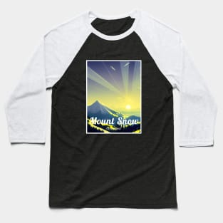Mount Snow Vermont United States ski Baseball T-Shirt